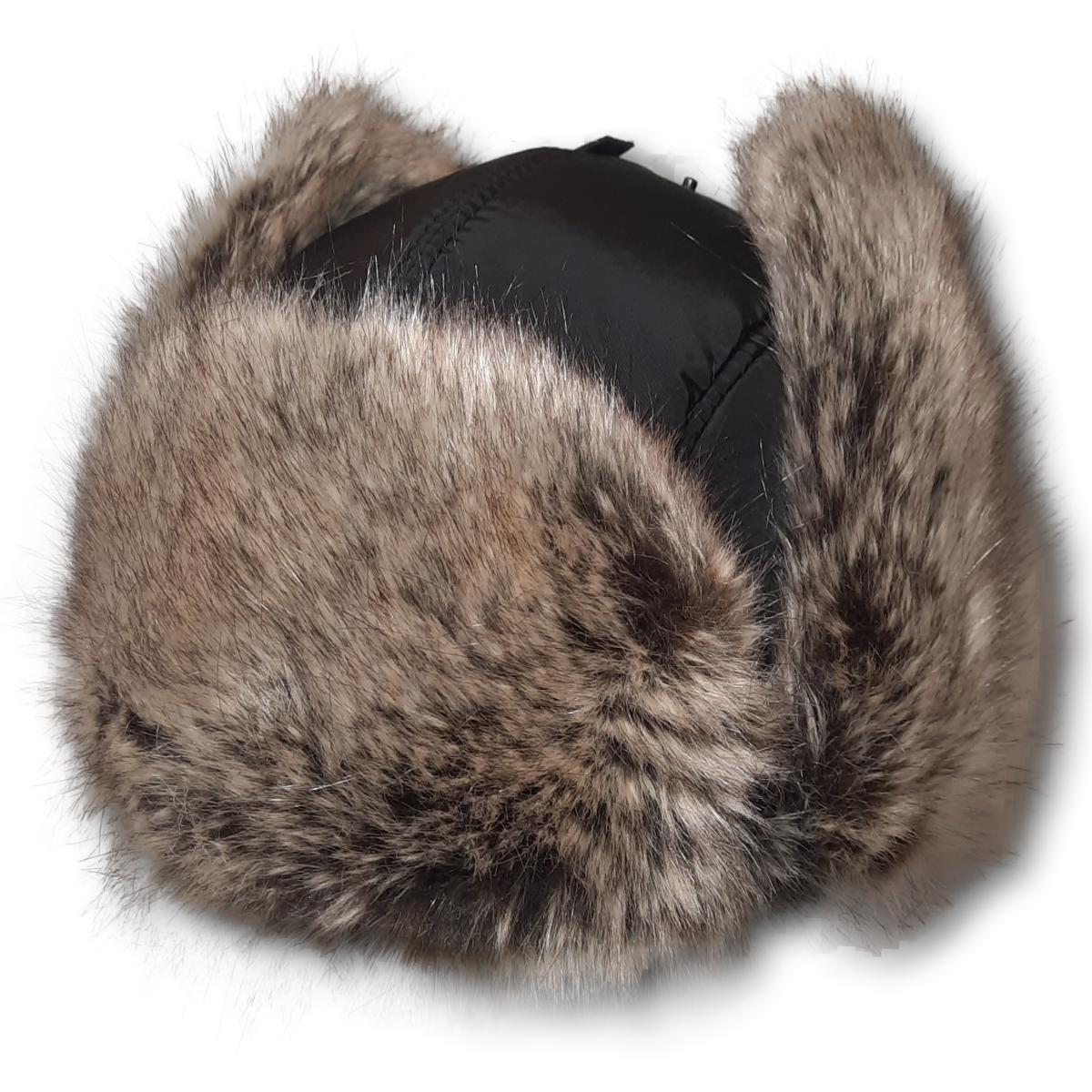 Faux Trapper with Leather Buckle