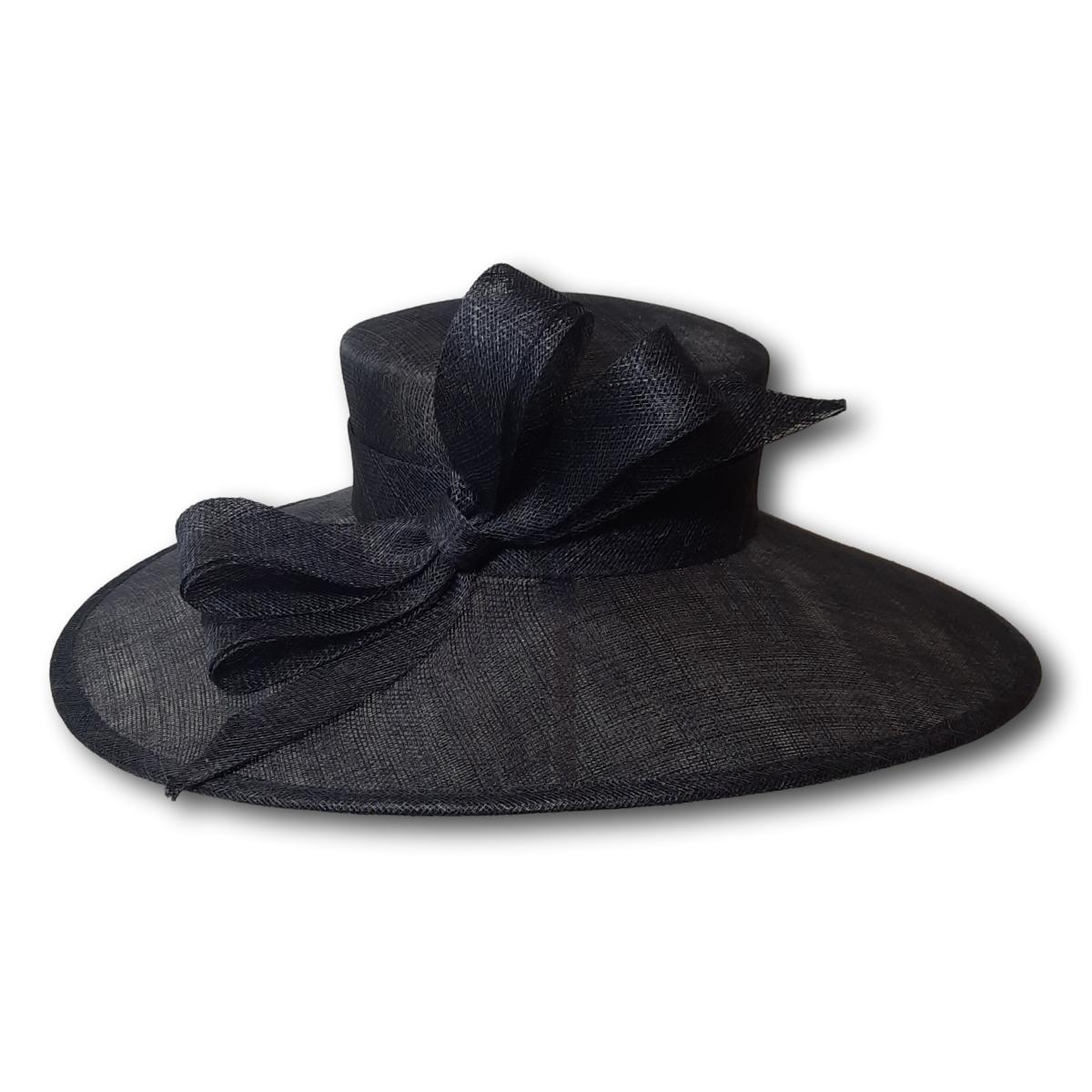 Failsworth Wide Brim Sinamay Dress Hat :: BeauChapeau Hat Shop