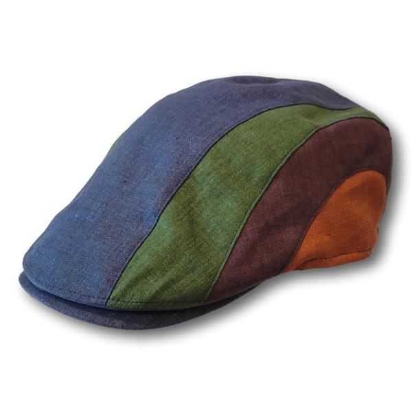 Summer newsboy cap men's light linen hat