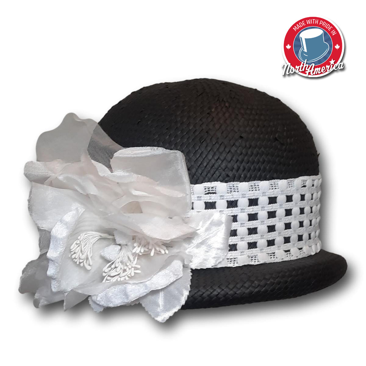 Dress Hat With Lace Band