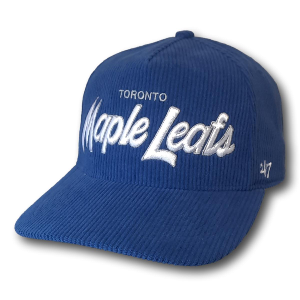 Corduroy Vintage Toronto Maple Leafs Hat BeauChapeau Hat Shop