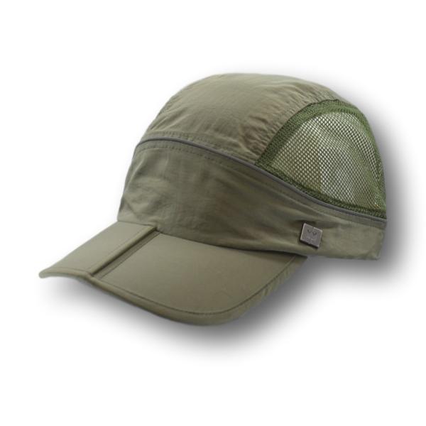 Foldable Brim Ball Cap :: BeauChapeau Hat Shop Olive / Adjustable