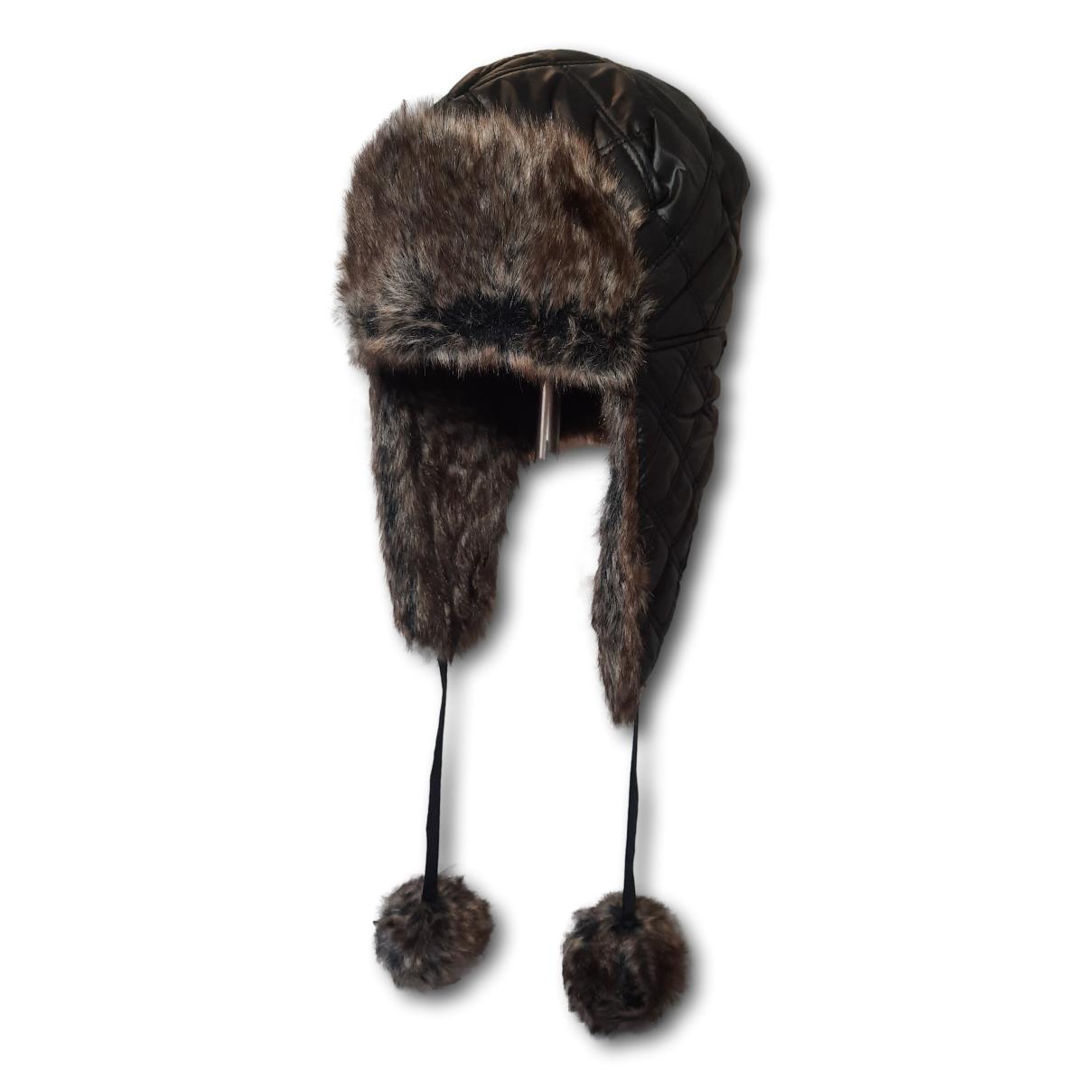 Quilted Faux Fur Trapper