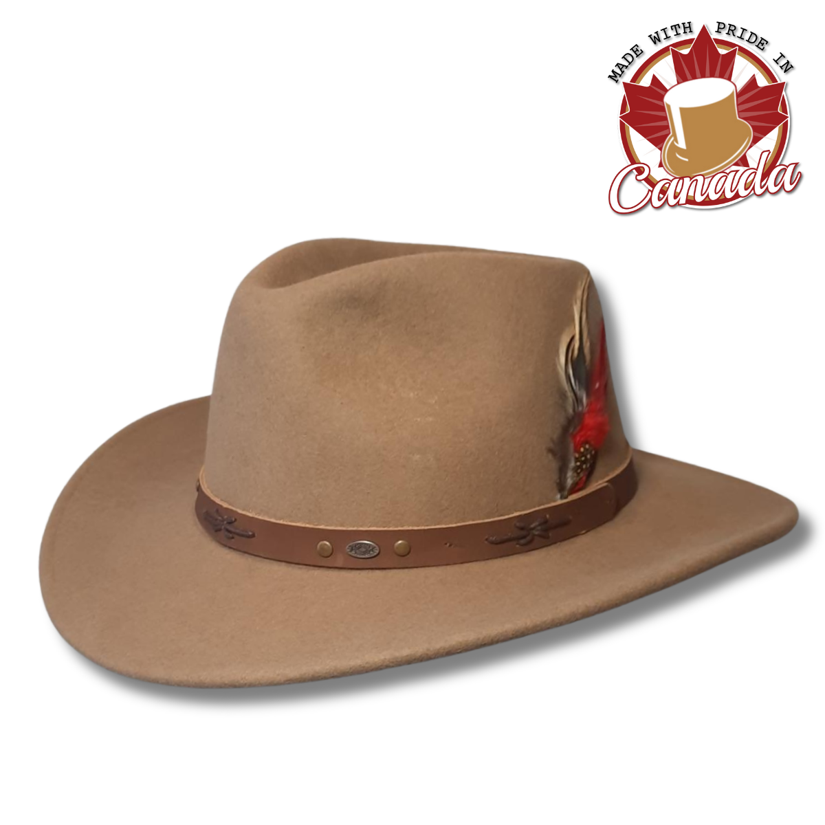 Outback with Leather Stud Band