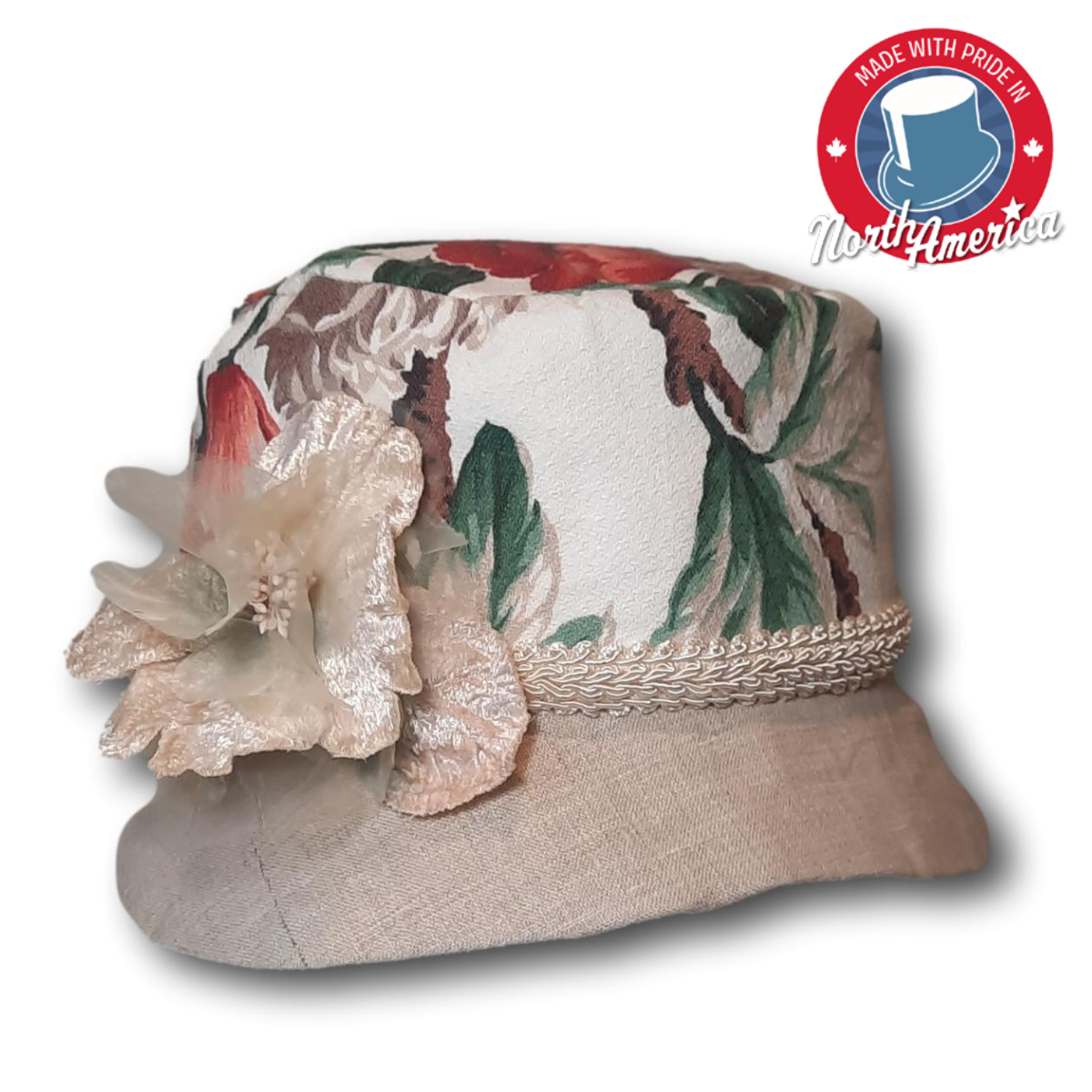 Vintage Fabric Cloche