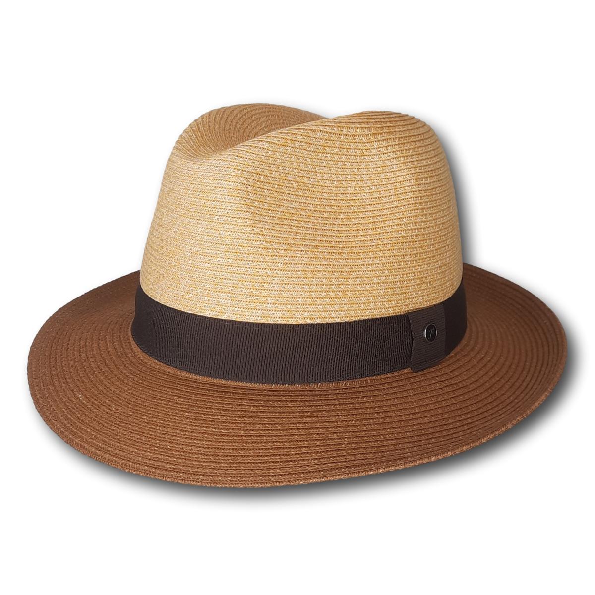 Two-Tone Fedora with Simple Band
