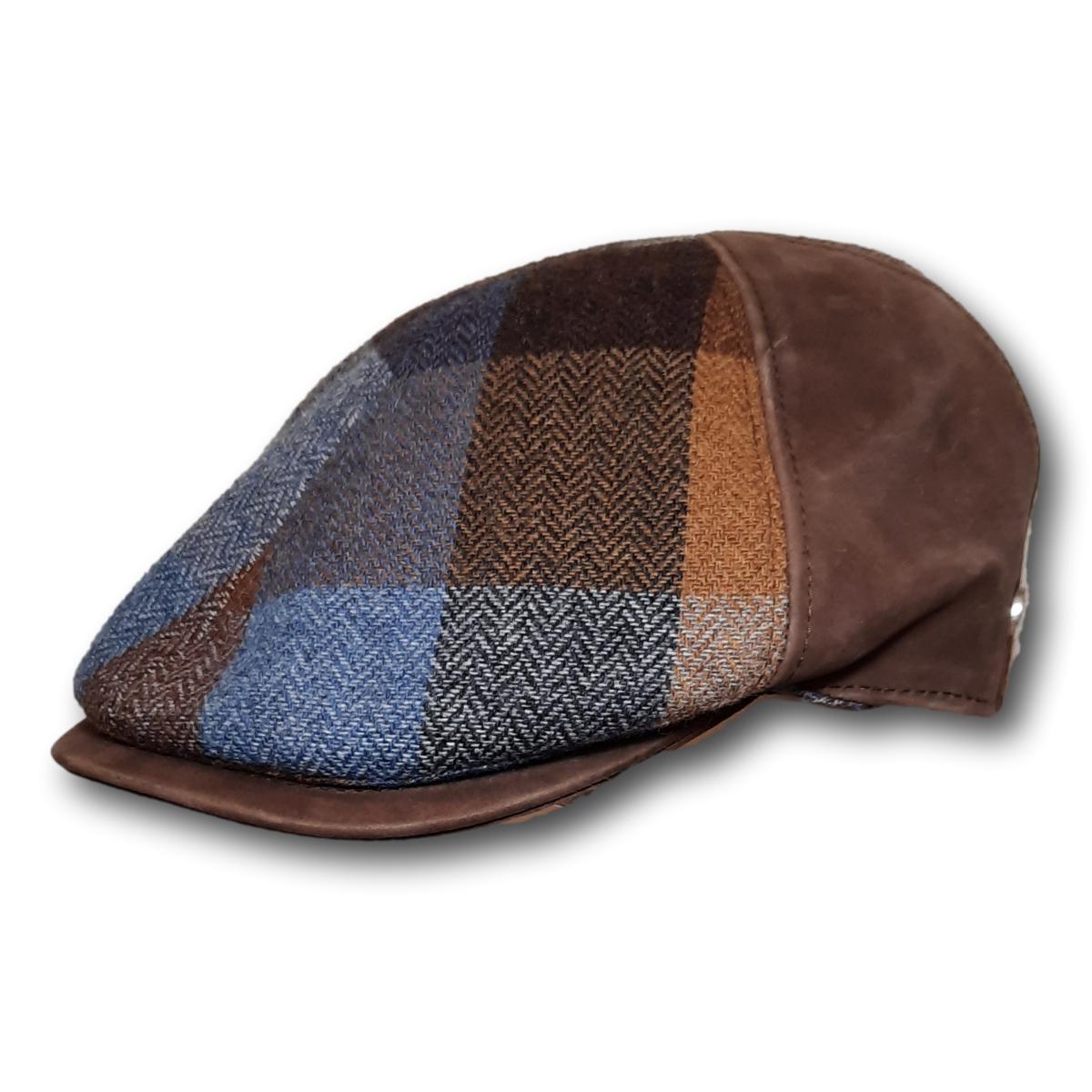 Plaid :: Cap Printed Shop Hat BeauChapeau Leather
