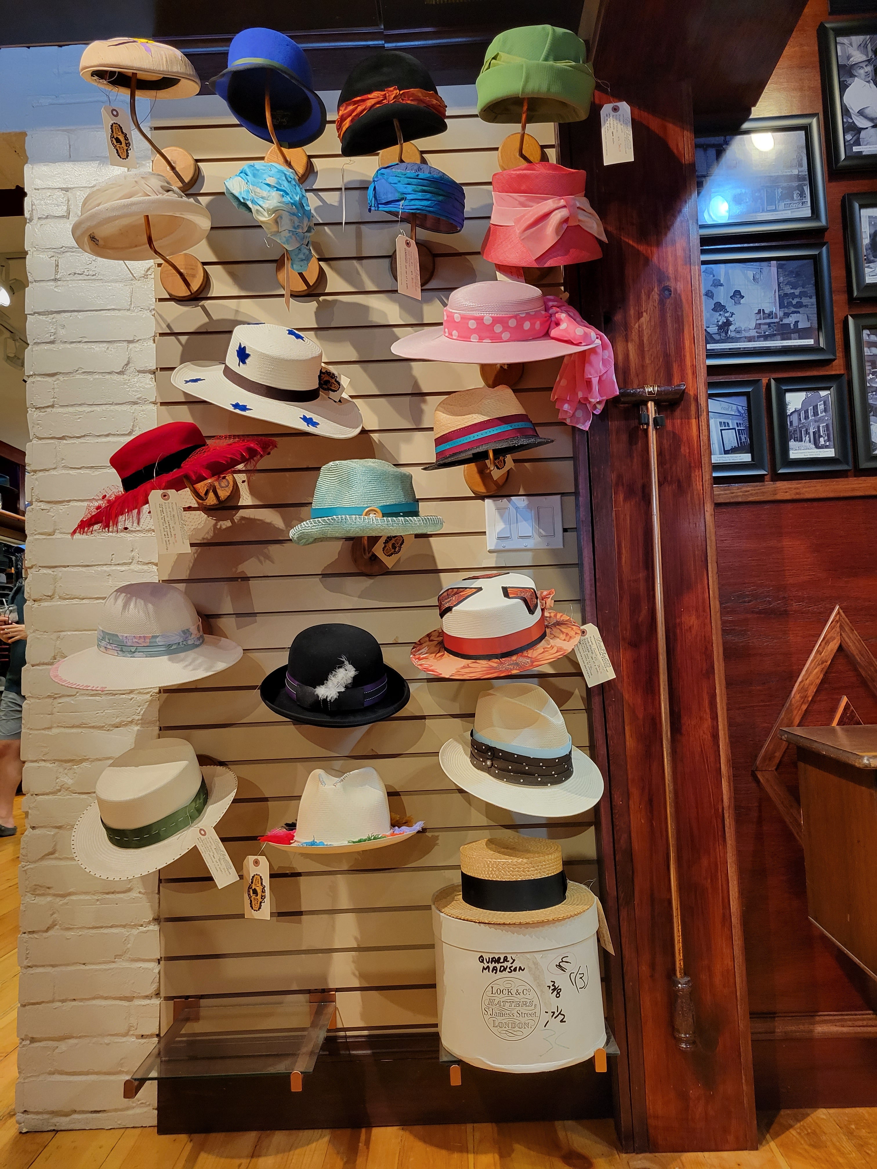 Vintage store hat shop