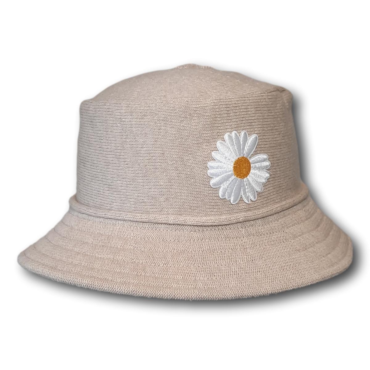 Embroidered Daisy Hat