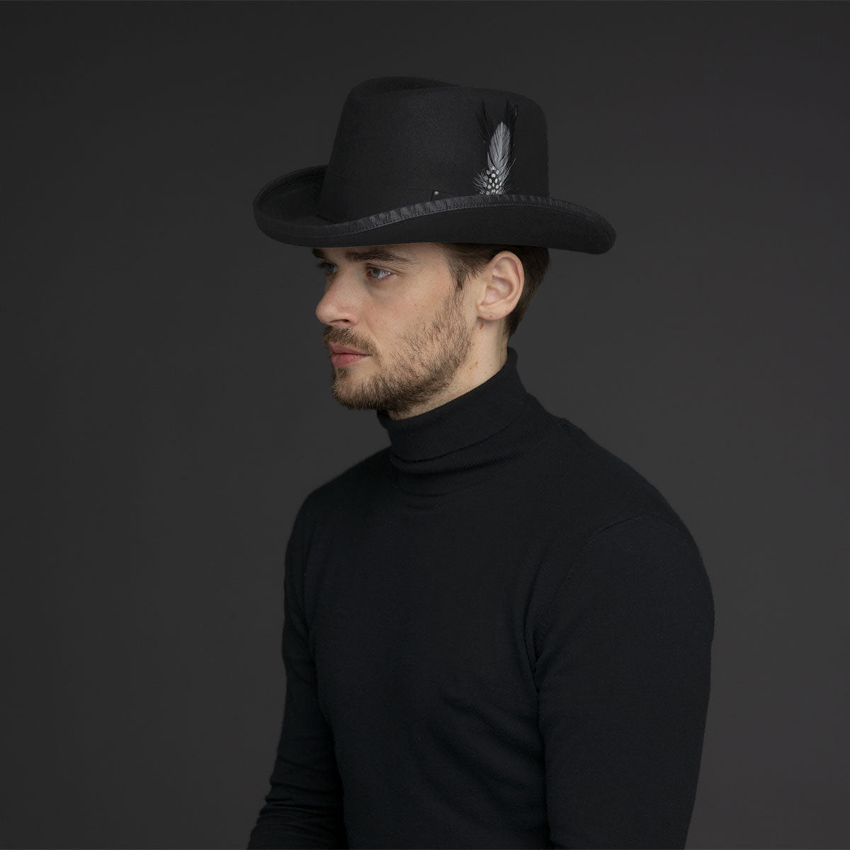 Wool Felt Homburg BeauChapeau Hat Shop