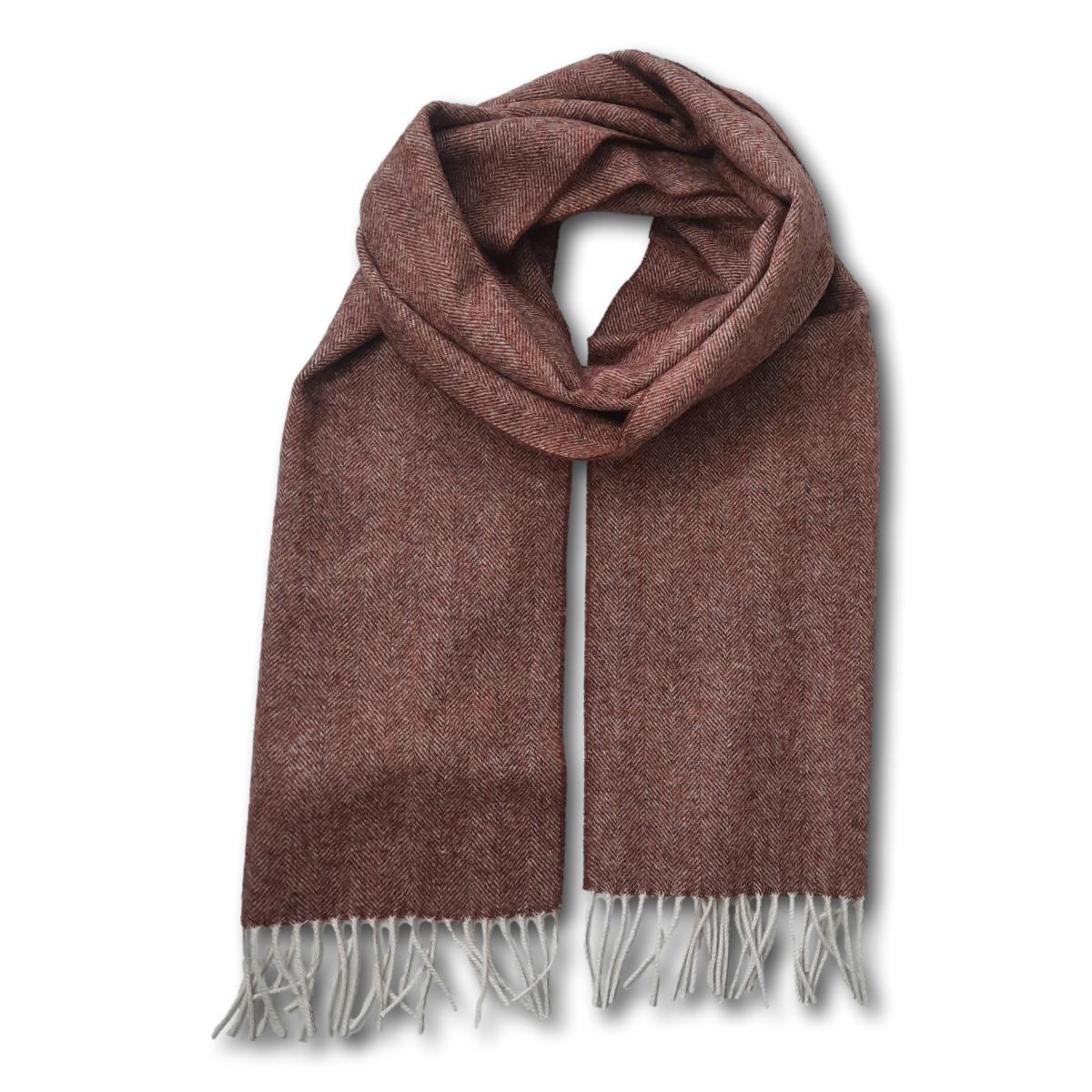 Wool Herringbone Scarf