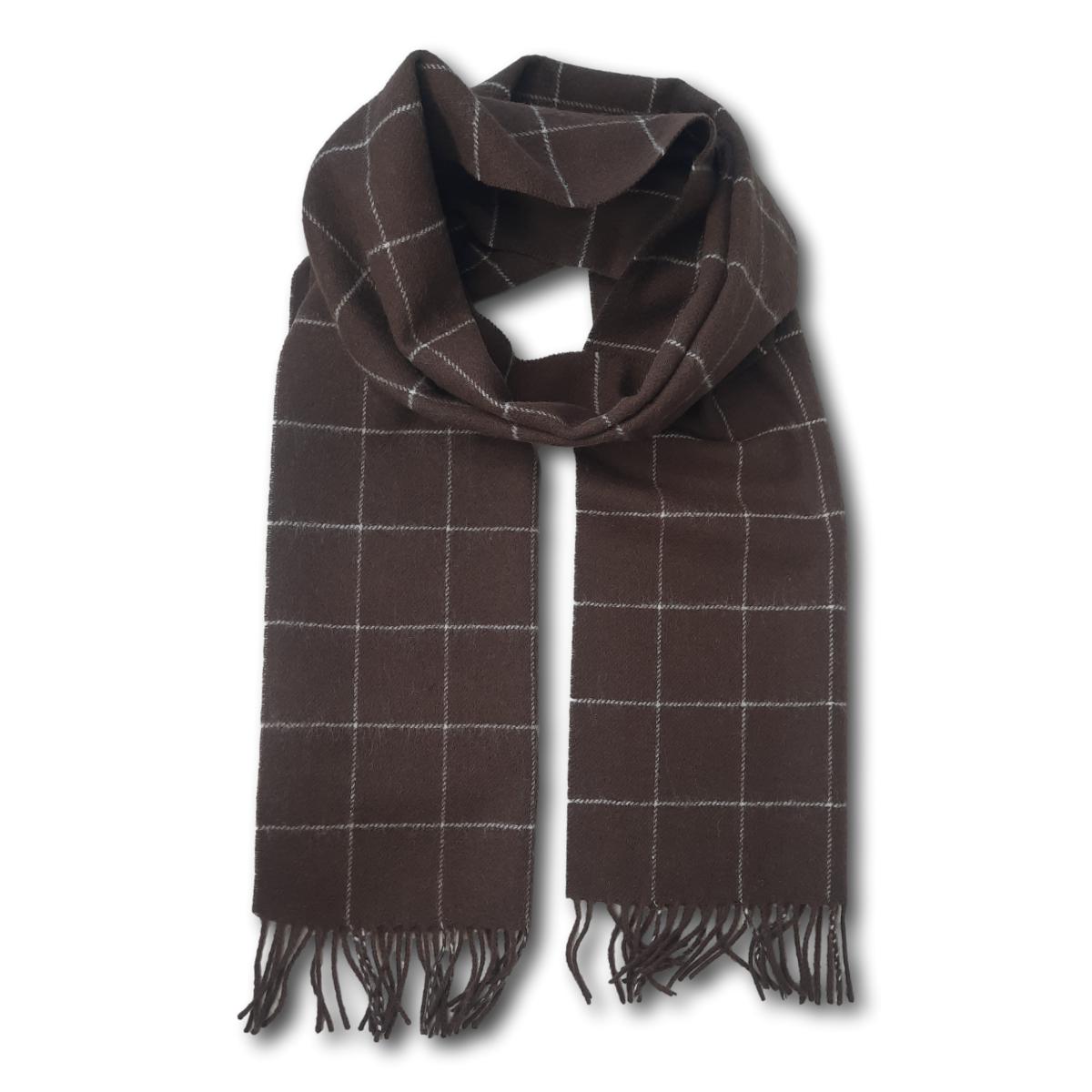 Wool Checkered Scarf