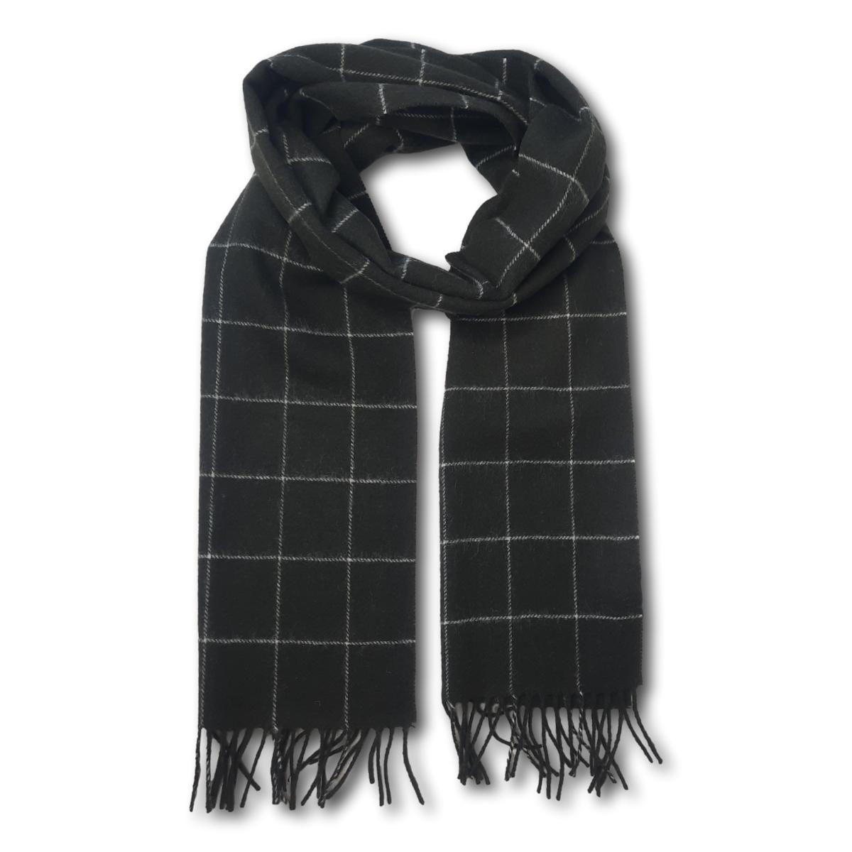 Wool Checkered Scarf