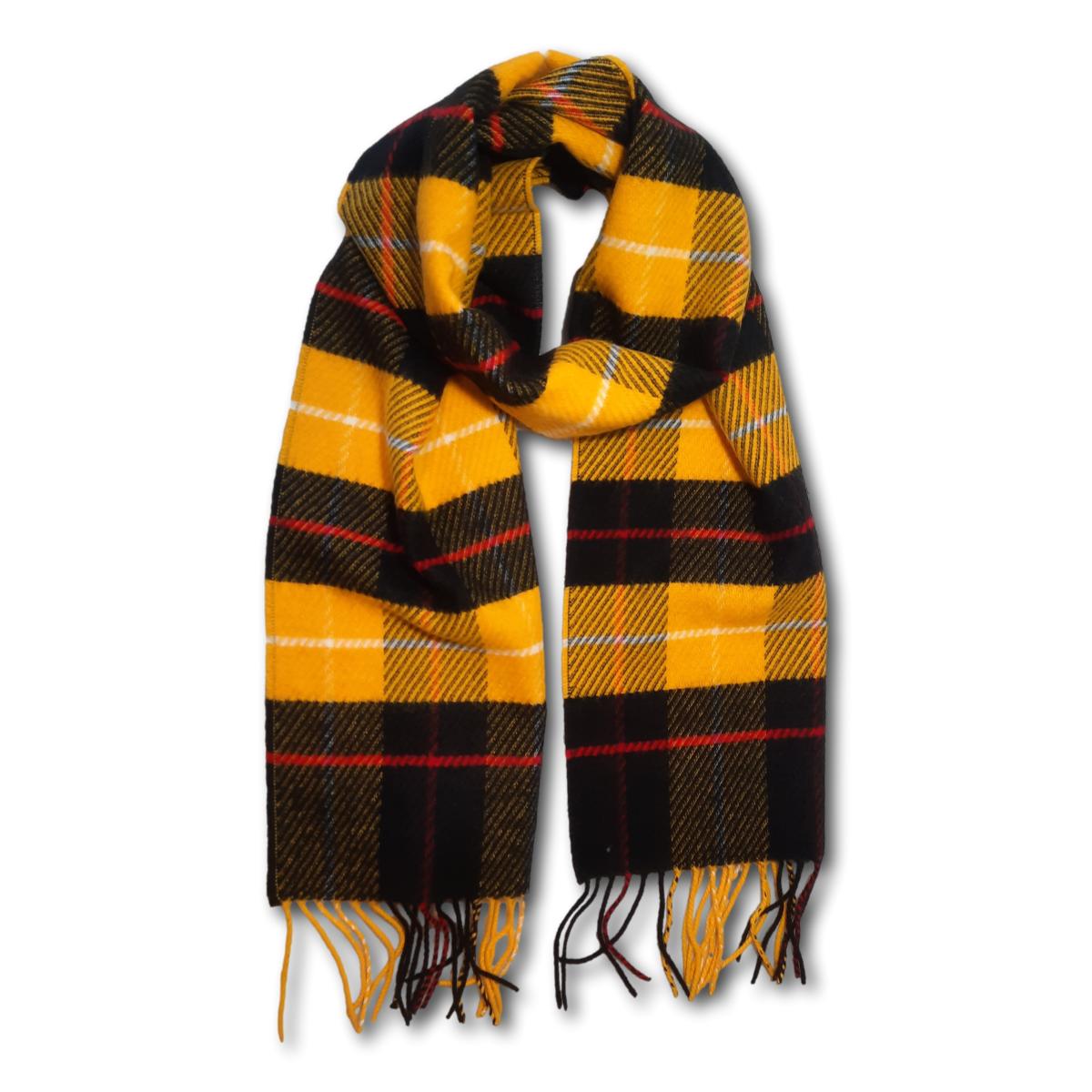 Four-Tone Plaid Printed Scarf