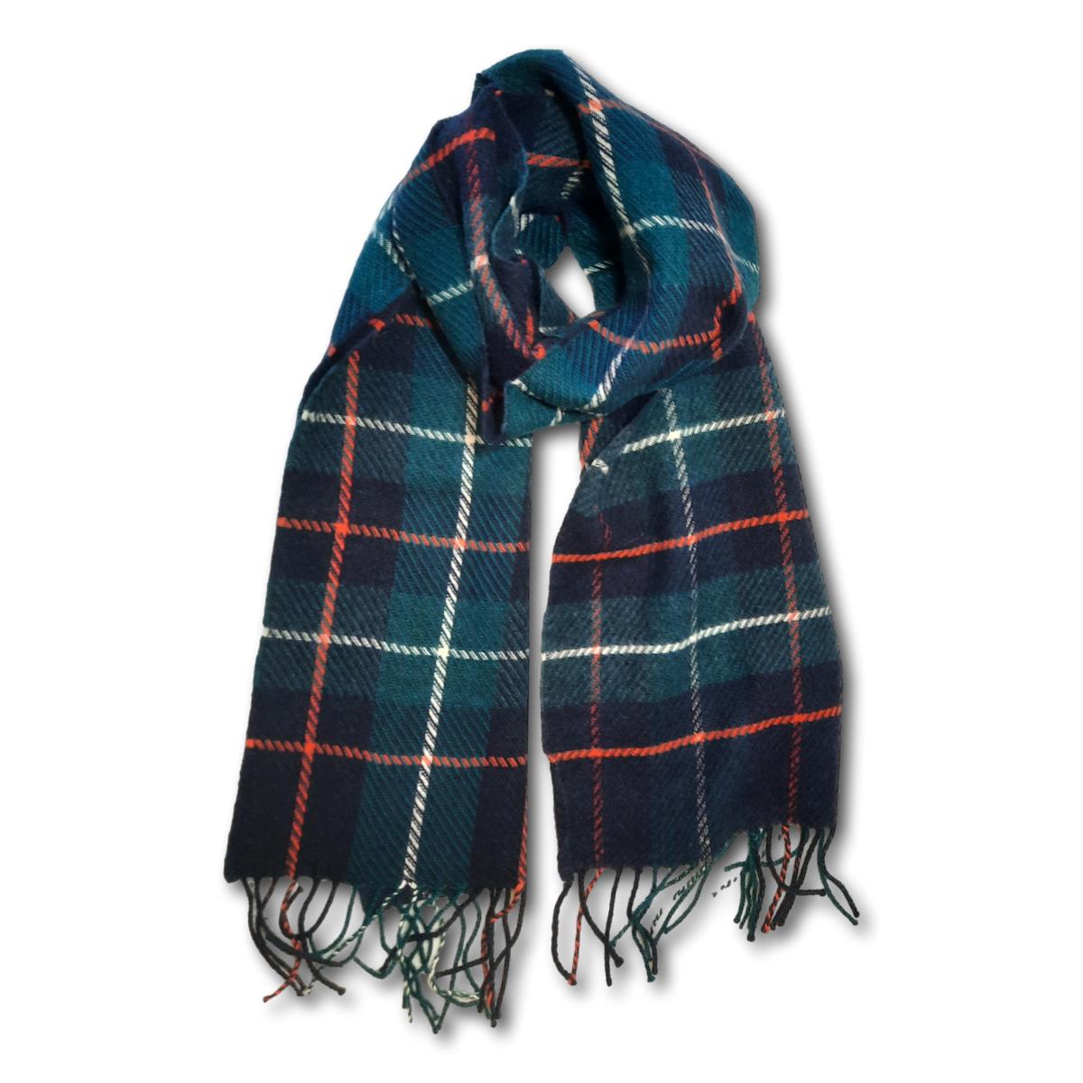Four-Tone Plaid Printed Scarf