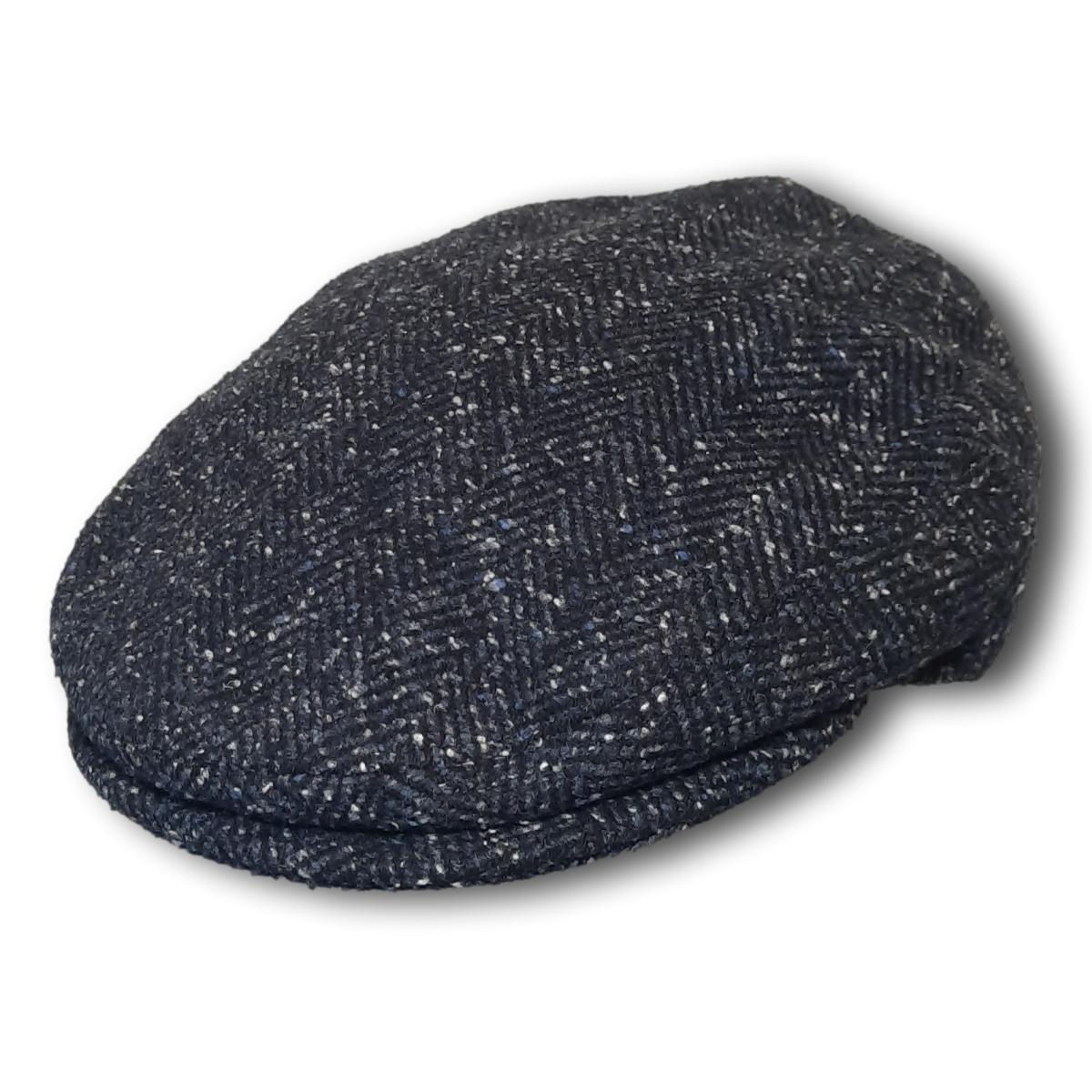 Tweed Herringbone Ivy Cap