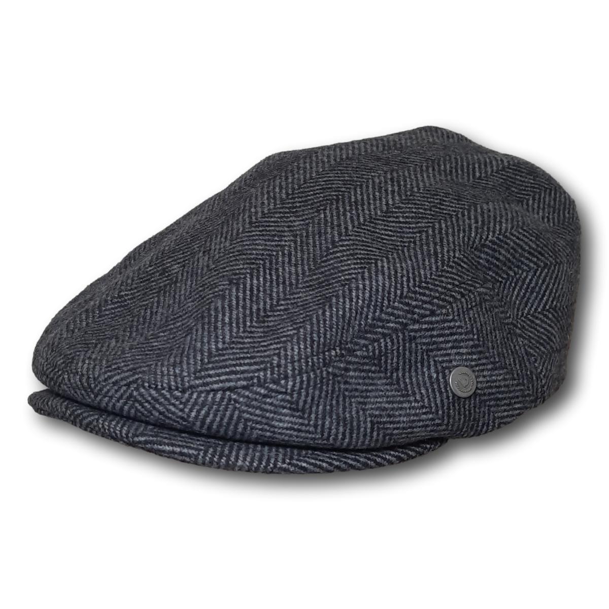 Herringbone Bone Flat Cap