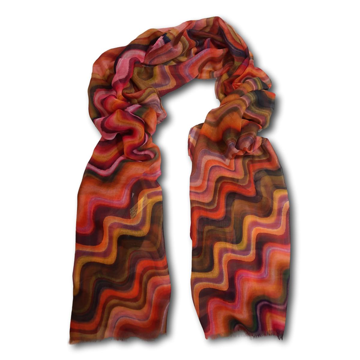 Multi-Colored Weave Scarf