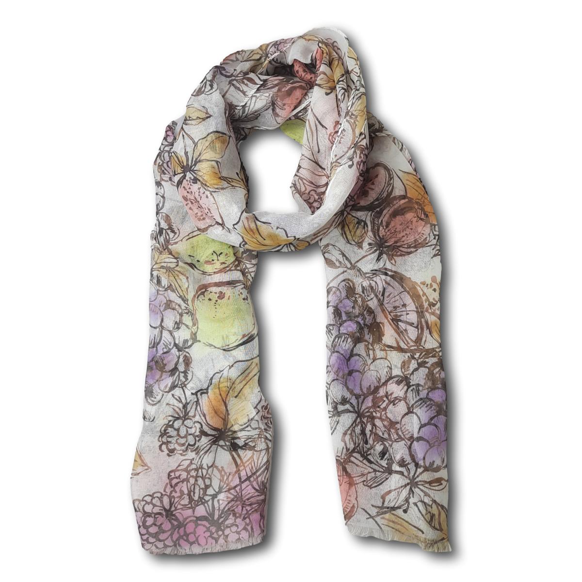 Grape Printed Scarf