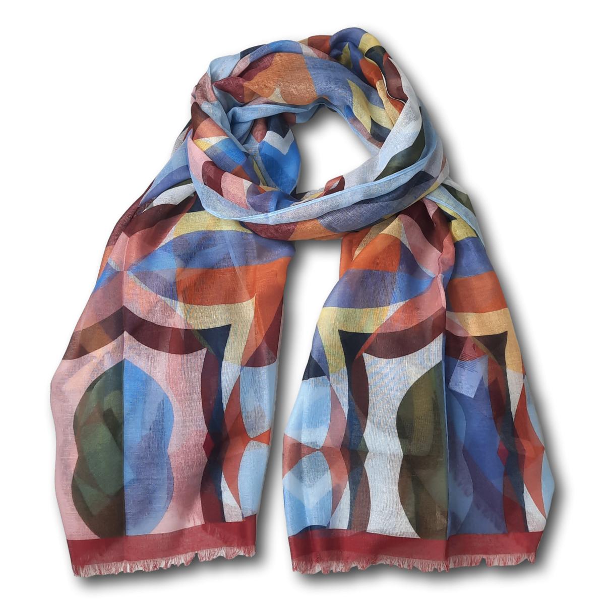 Geometric Print Scarf