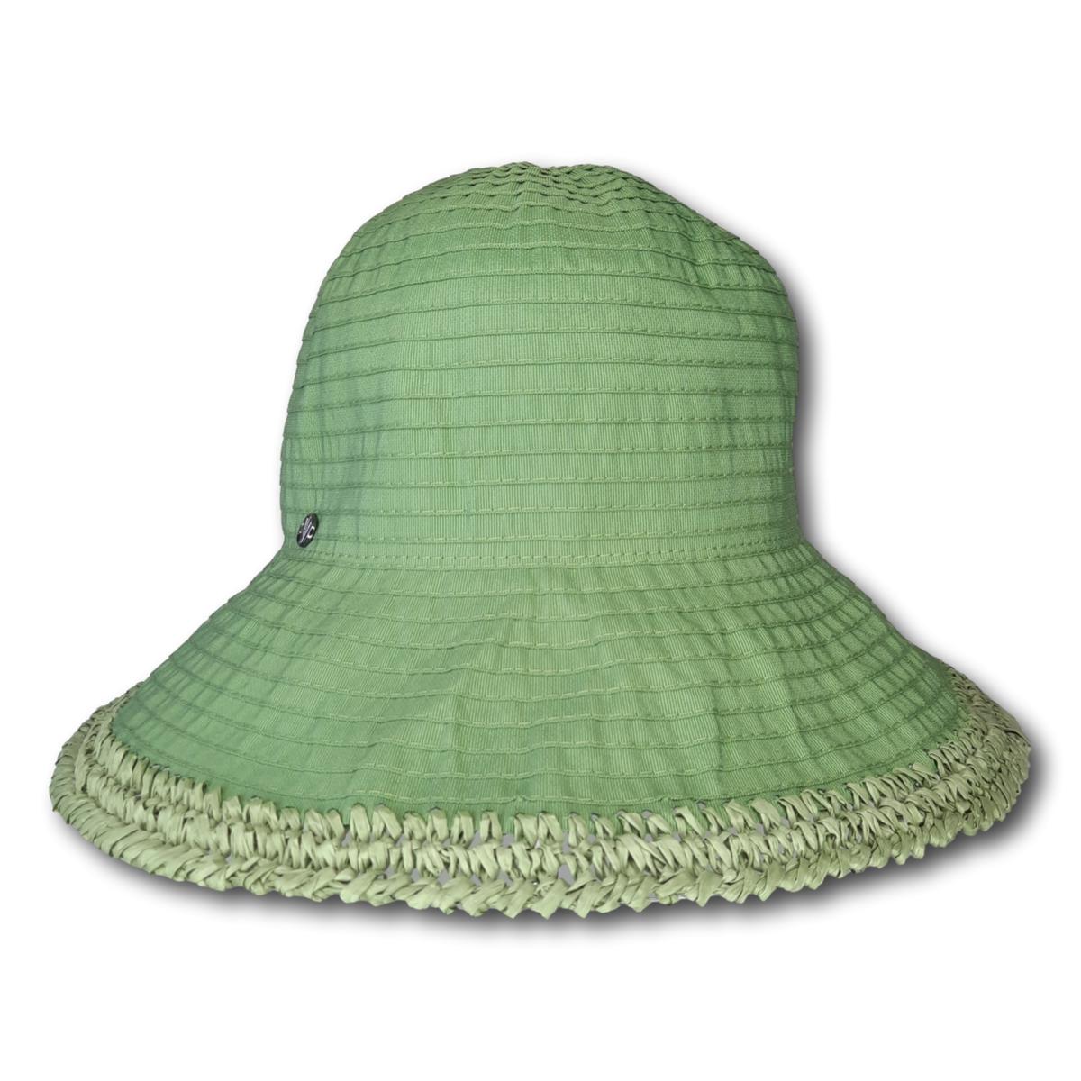 Ribbon Wide Brim with Paper Trim