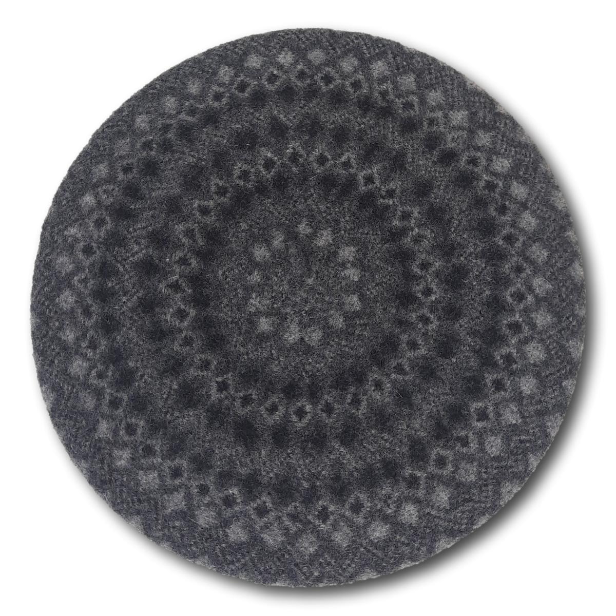 Geometric Wool Beret