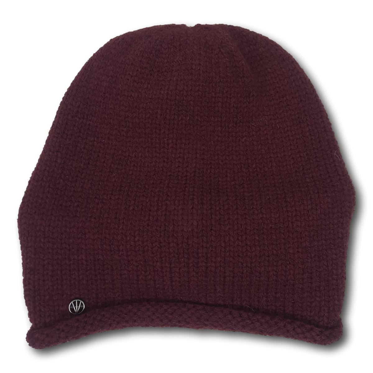 Solid Knit Beanie with Back Adjuster