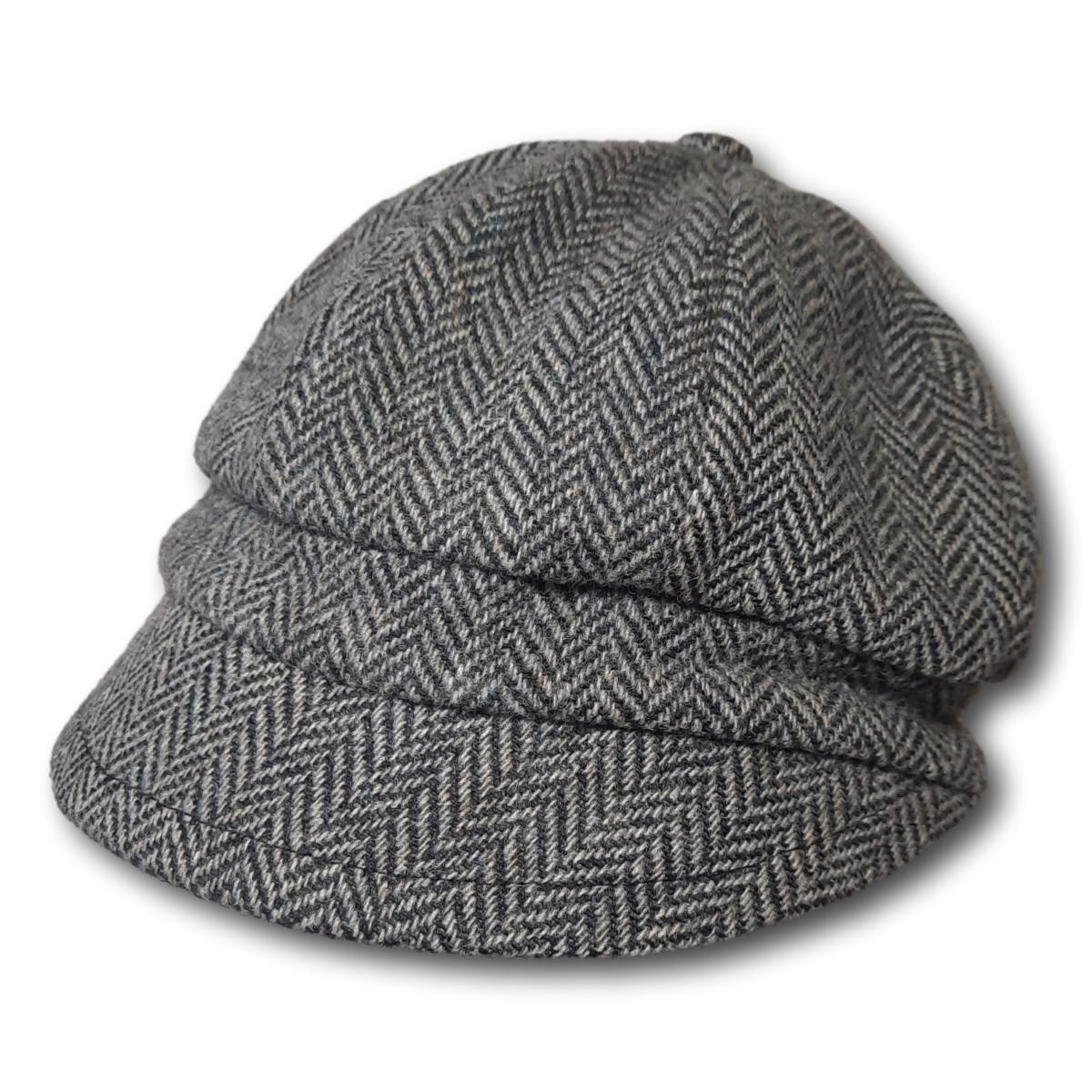 Eight Panel Herringbone Cap