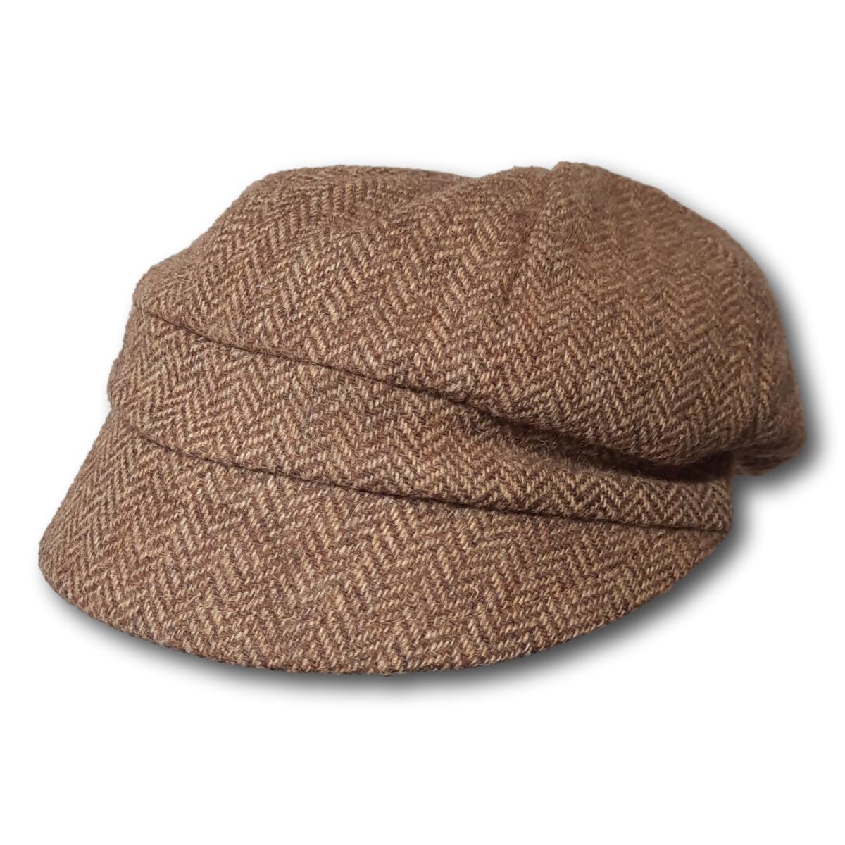 Eight Panel Herringbone Cap