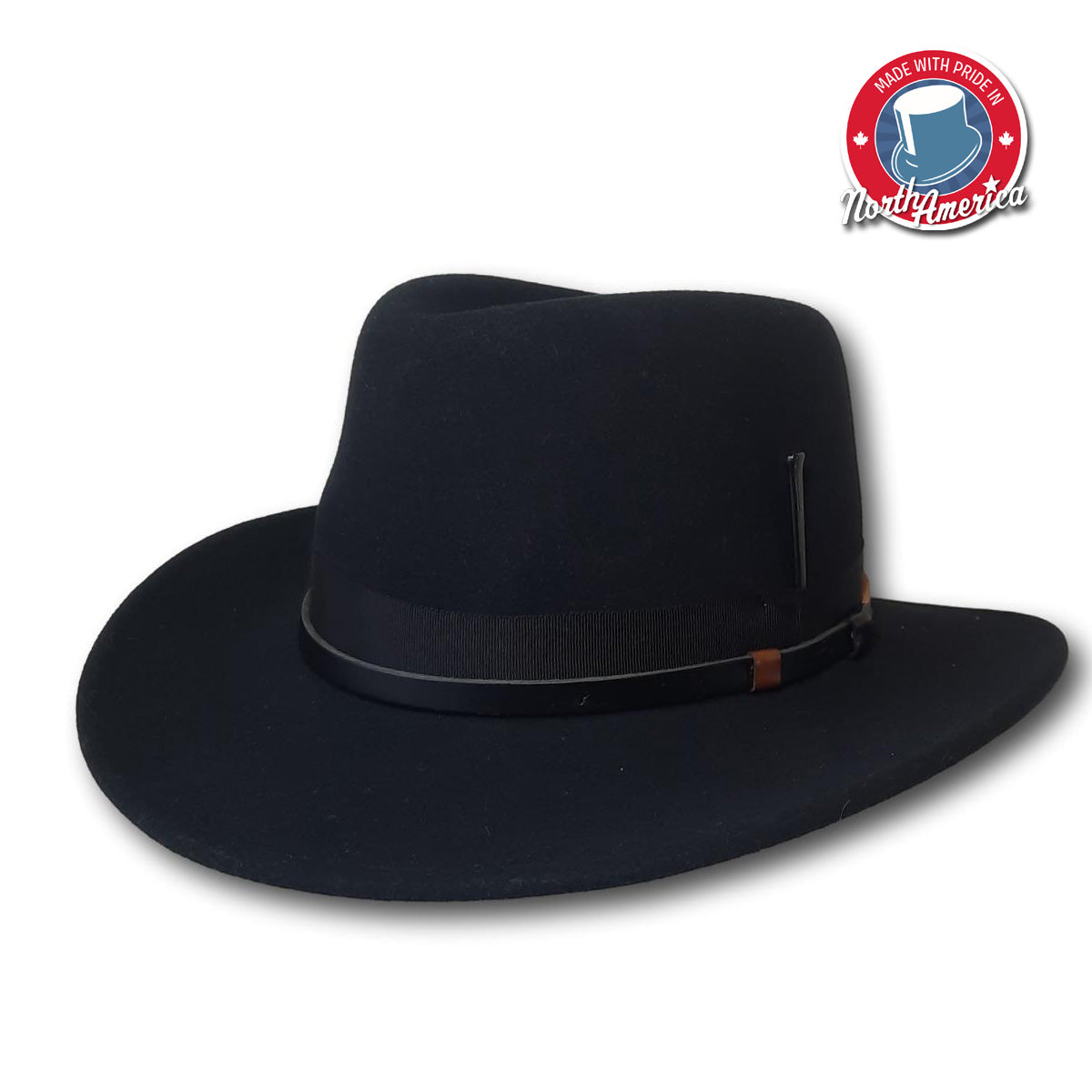 Fedora with Faux Leather Band