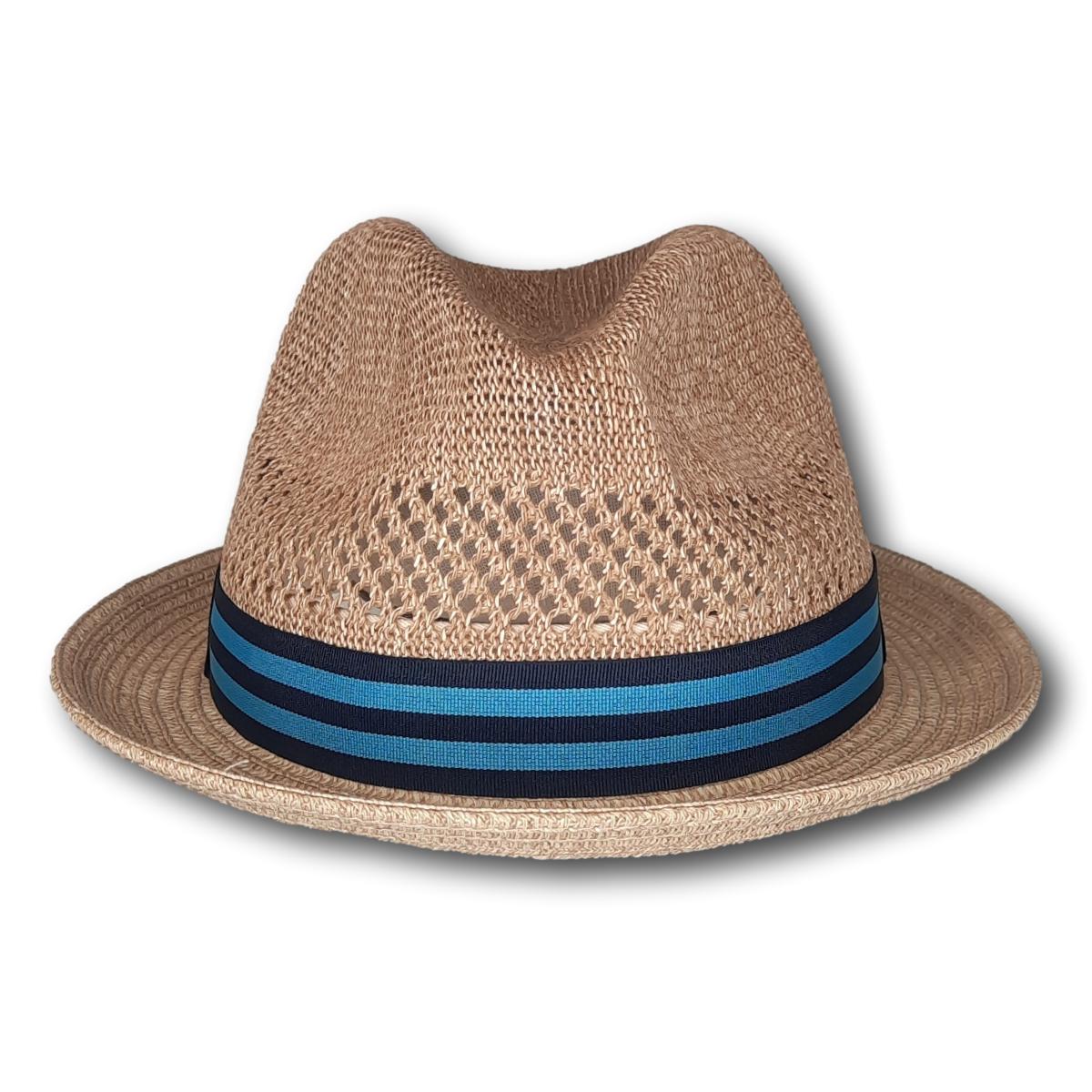 Bailey Three-Tone Stripe Band Fedora