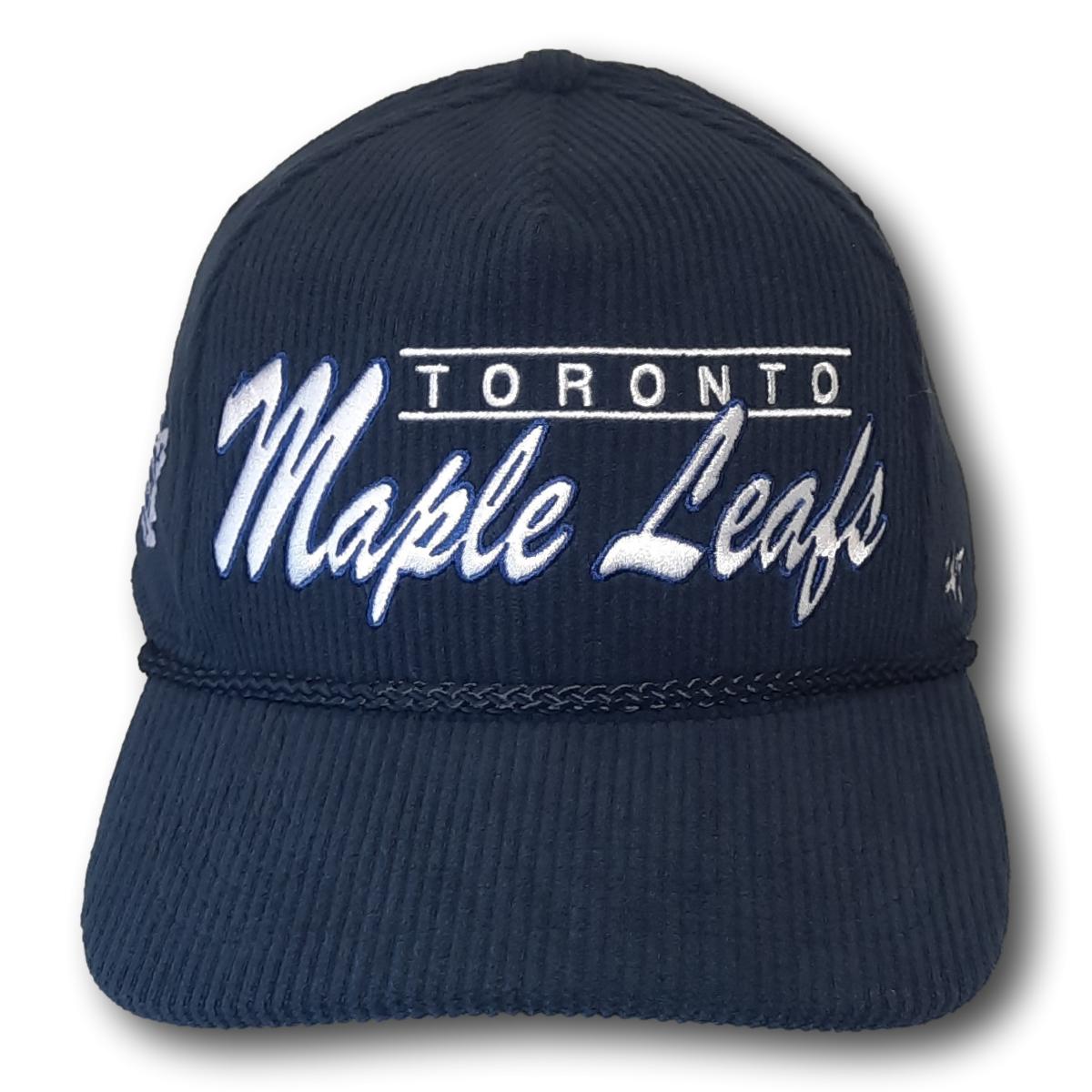 Corduroy Maple Leafs Logo Cap