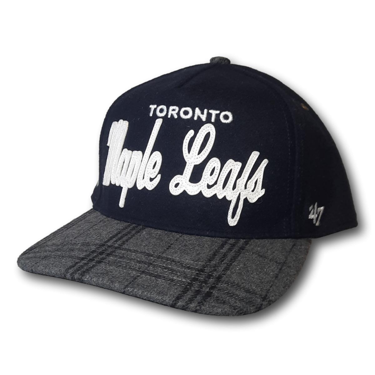 Toronto Maple Leafs Cap with Plaid Brim