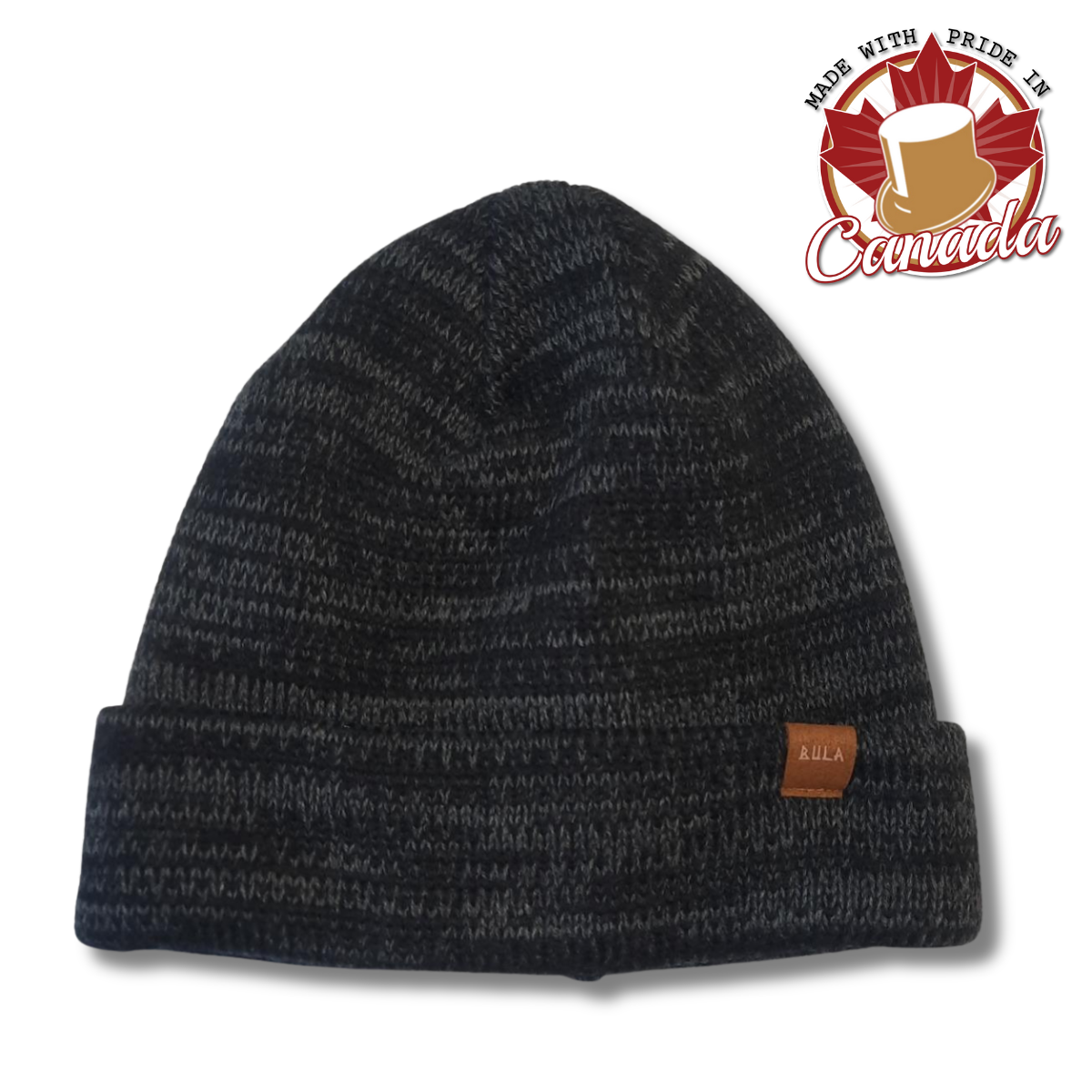Two-Tone Knit Toque