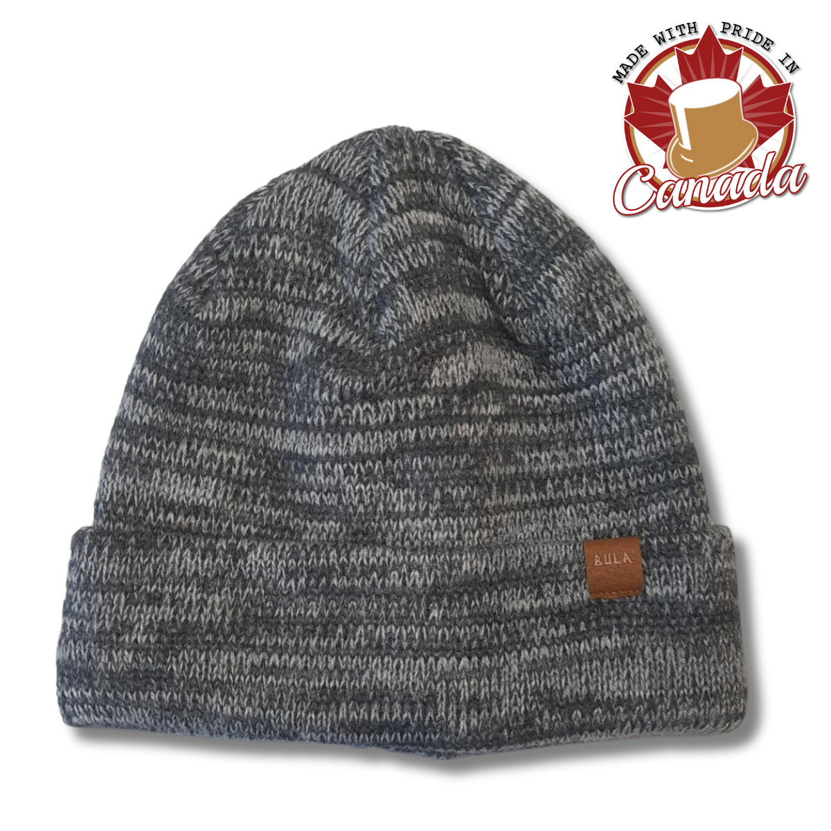 Two-Tone Knit Toque