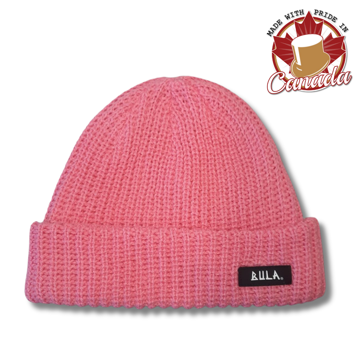 Solid Knit Toque with Logo