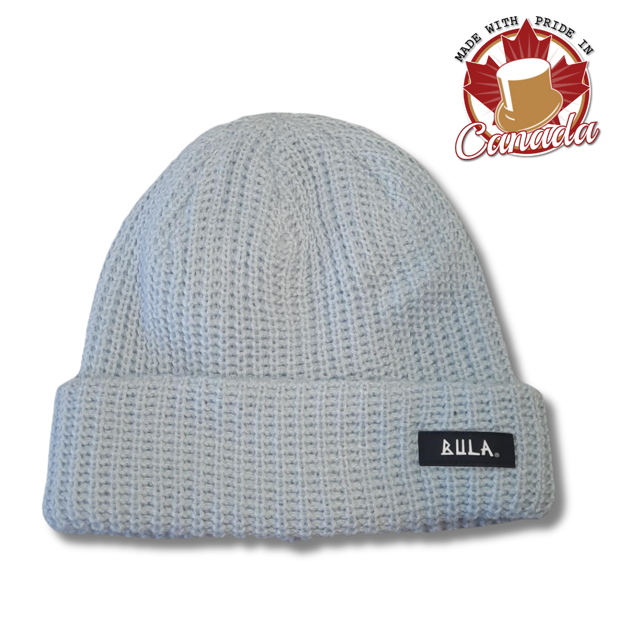 Solid Knit Toque with Logo