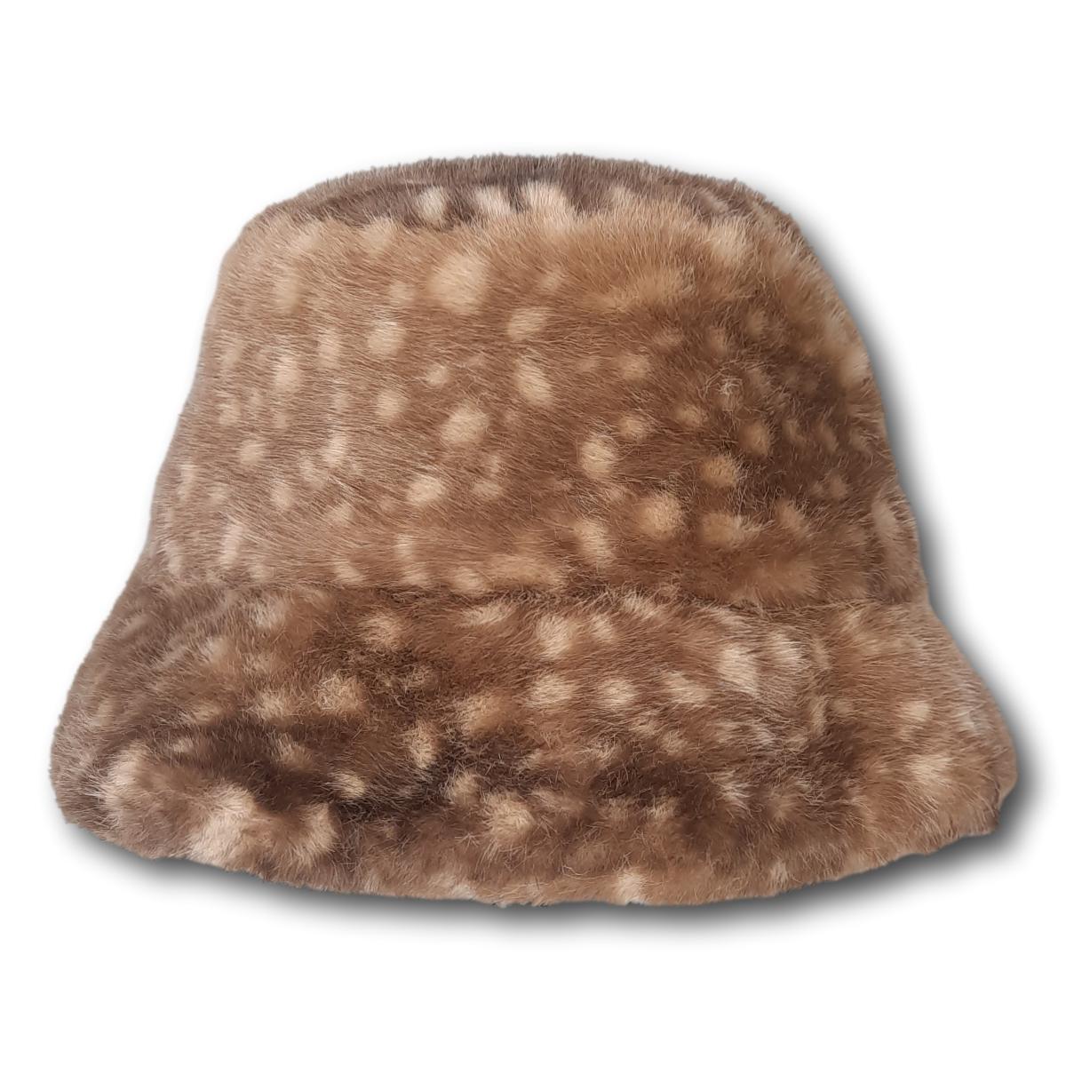 Faux Fur Deer Bucket Hat
