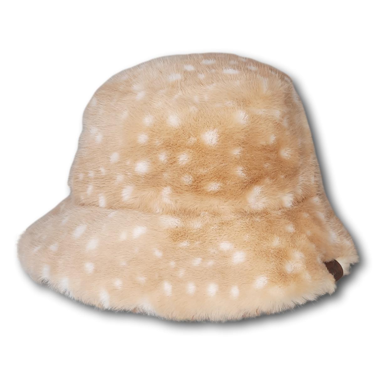 Faux Fur Deer Bucket Hat