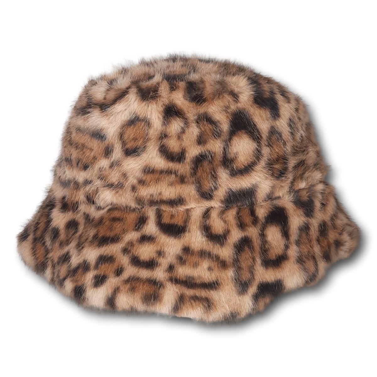 Faux Fur Animal Print Bucket
