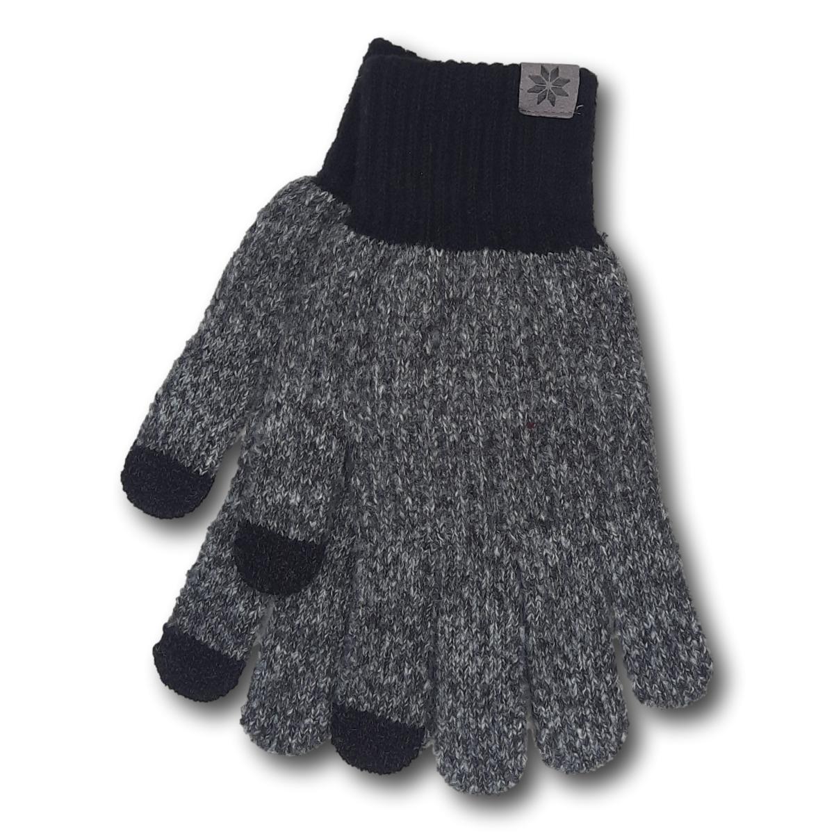 Two-Tone Tech Knit Gloves