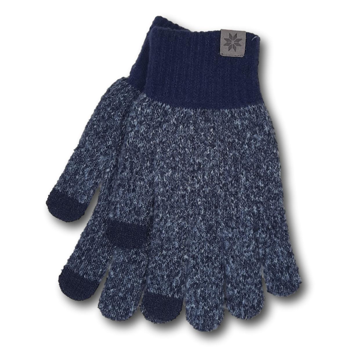 Two-Tone Tech Knit Gloves