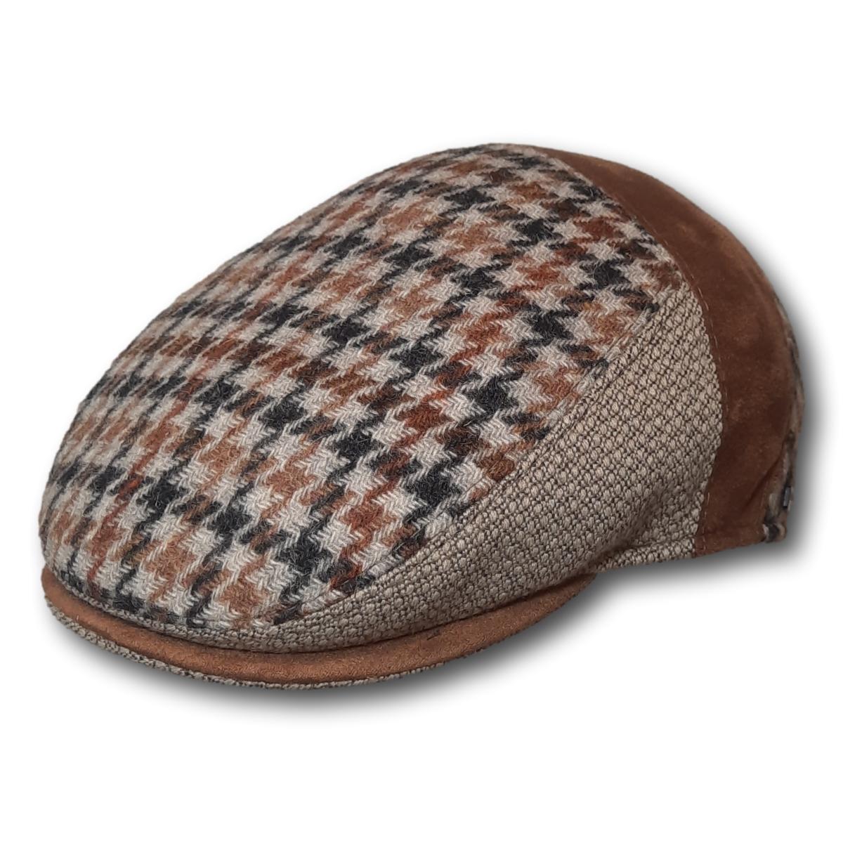 Three-Tone Houndstooth Ivy Cap