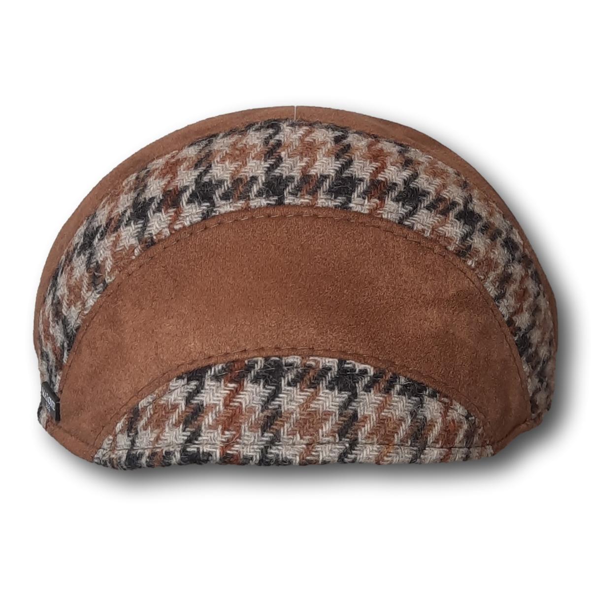 Three-Tone Houndstooth Ivy Cap