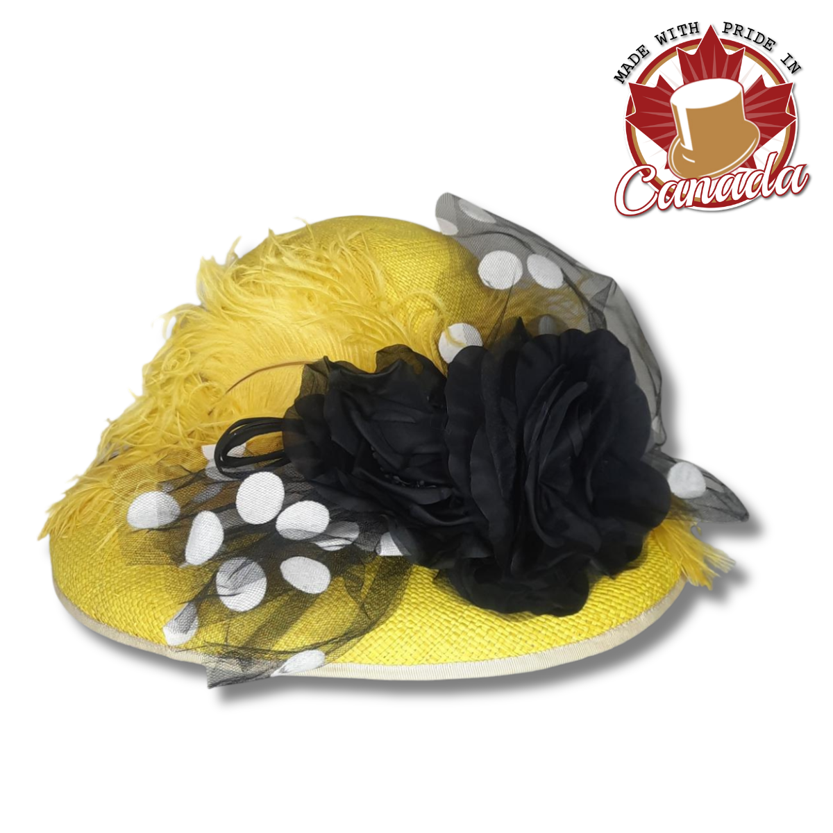 Charlotte Polka Dot Bow Dress Hat