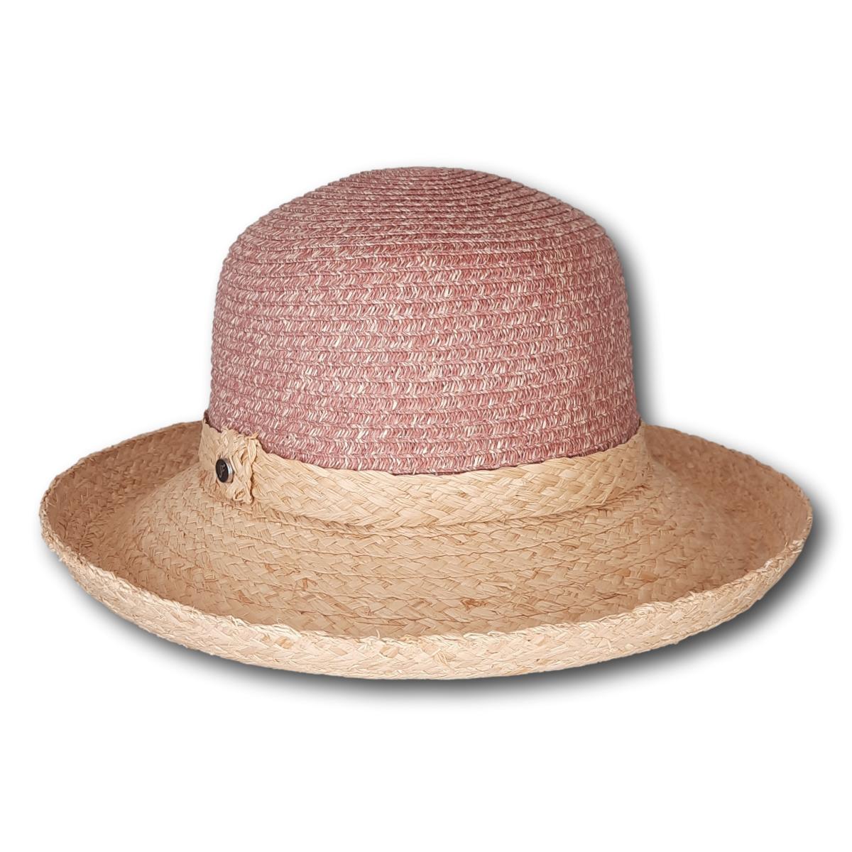Two-Tone Hat with Braided band