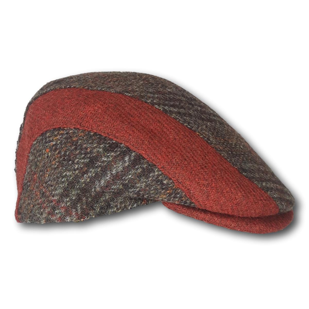 Two-Tone Harris Tweed Ivy Cap