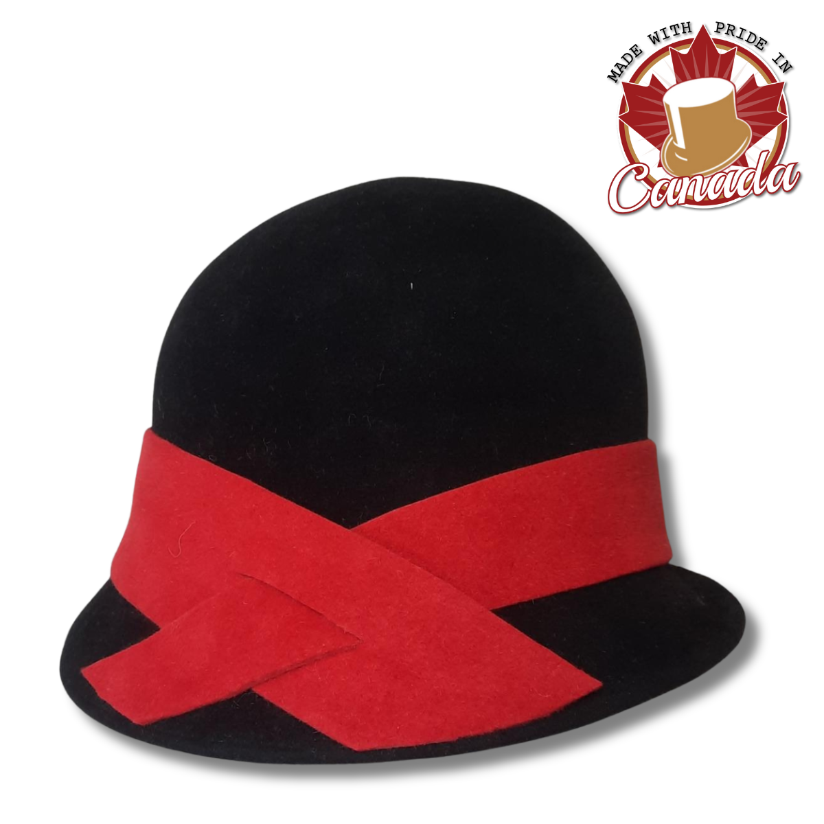 Gatsby Cloche with Contrast Band