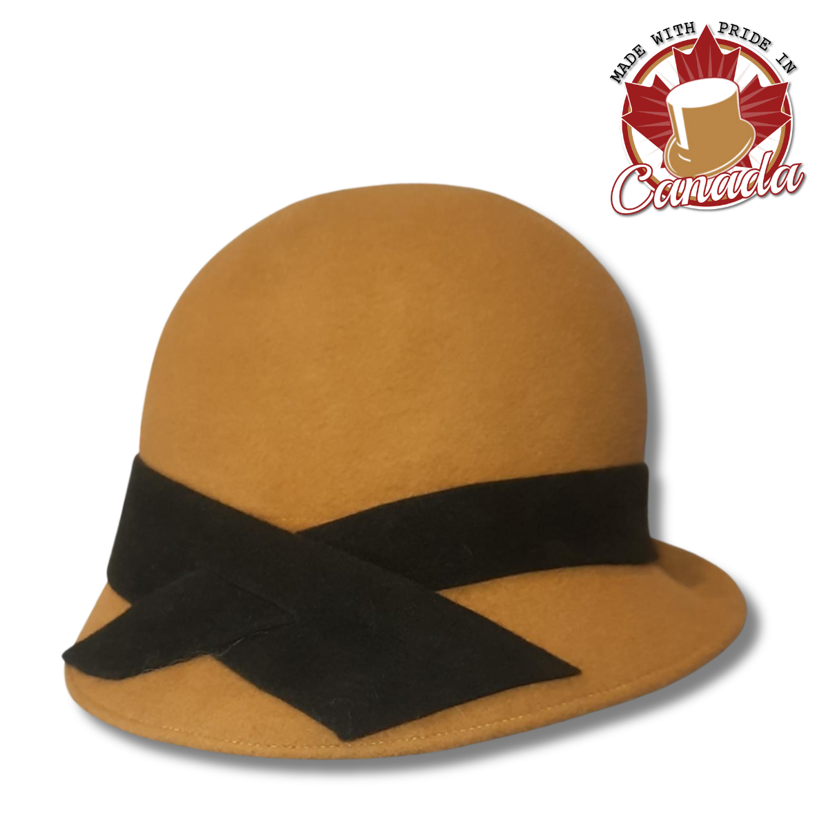 Gatsby Cloche with Contrast Band