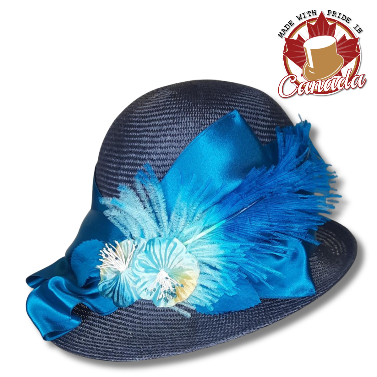 Gatsby Satin Band Cloche